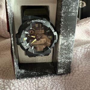Casio G-Shock Black and Yellow Watch